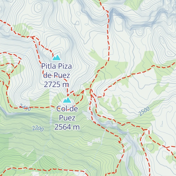 Map of Utia de Puez