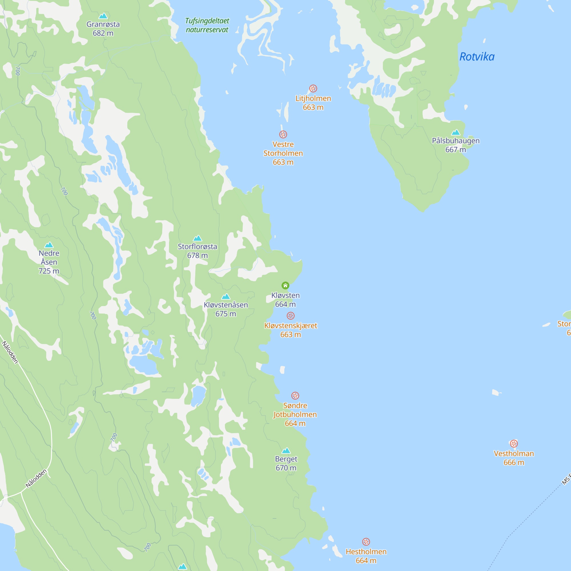 Kløvsten map