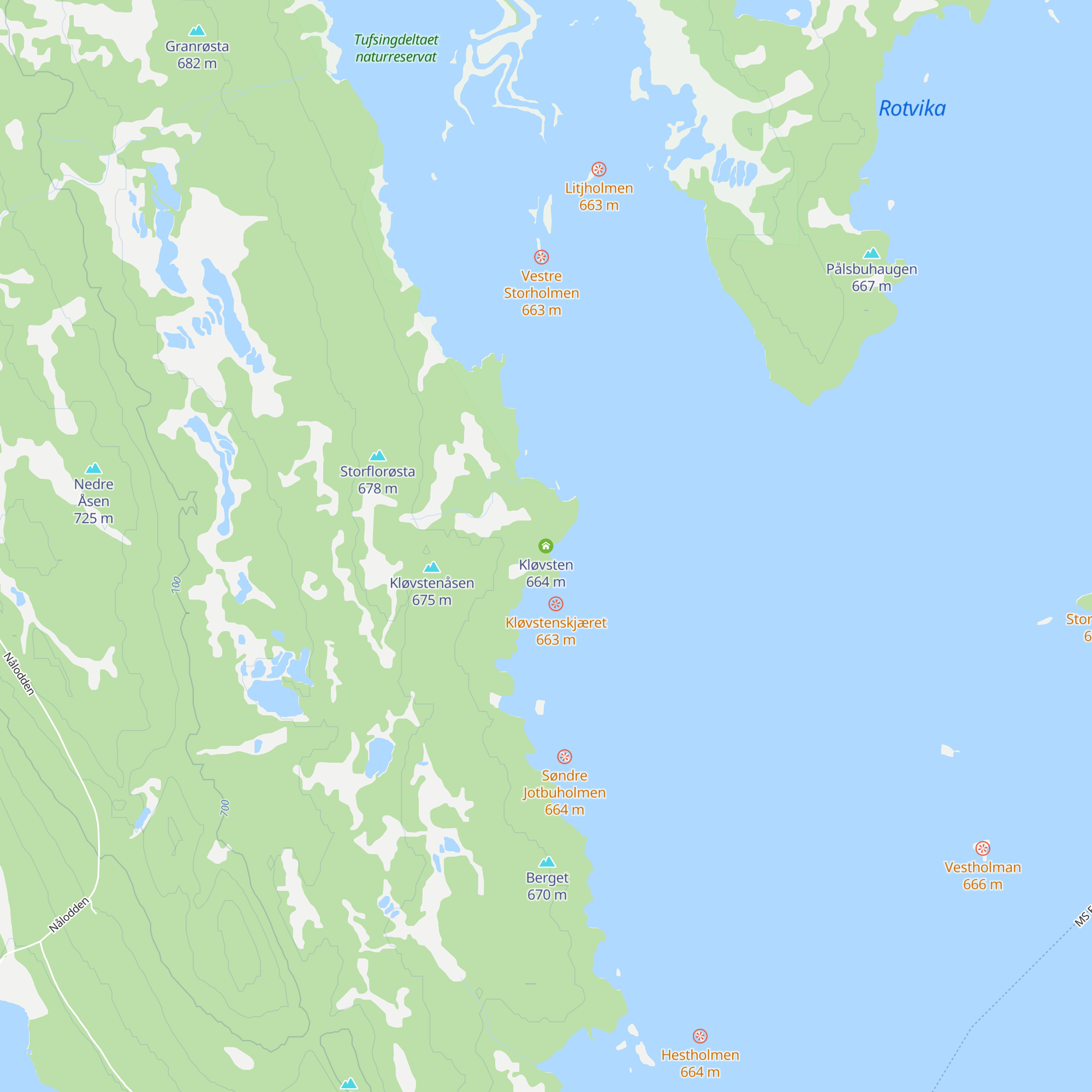 Kløvsten map