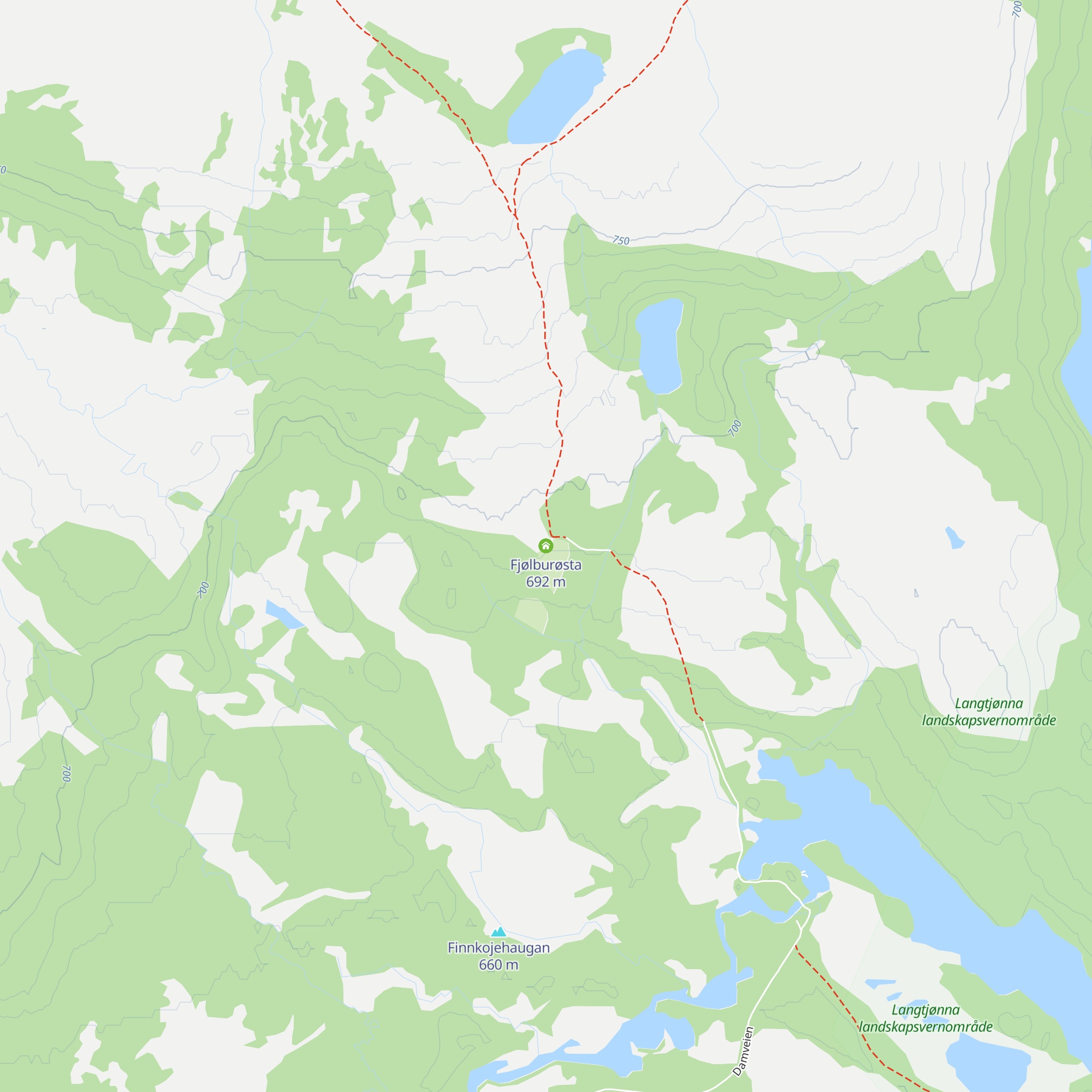 Fjølburøsta map