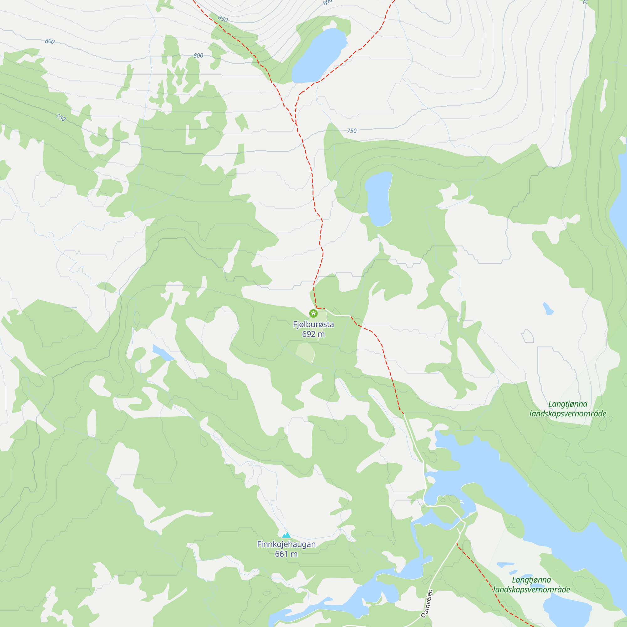 Fjølburøsta map