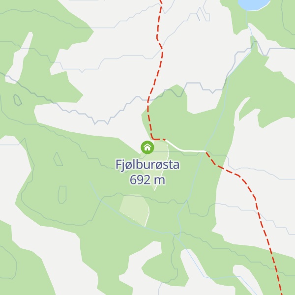 Map of Fjølburøsta