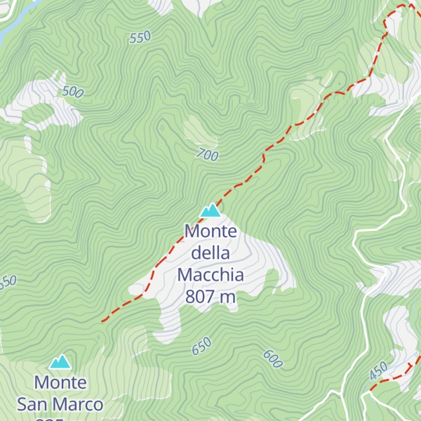 Map of Monte della Macchia