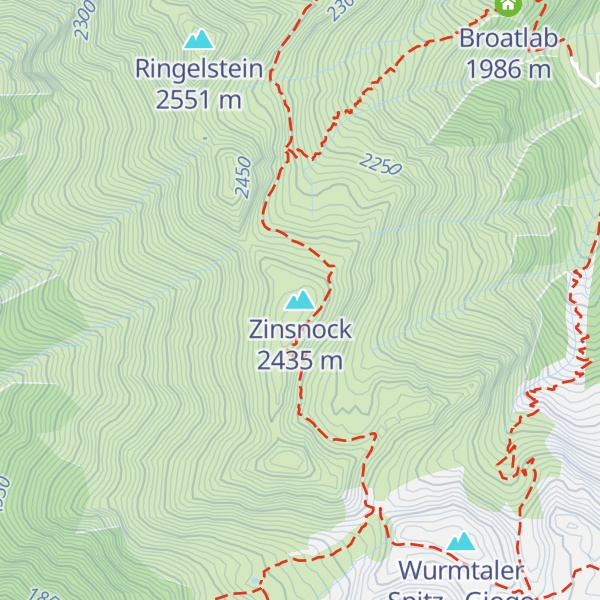 Map of Zinsnock