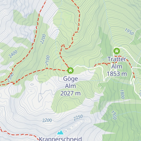 Map of Göge Alm