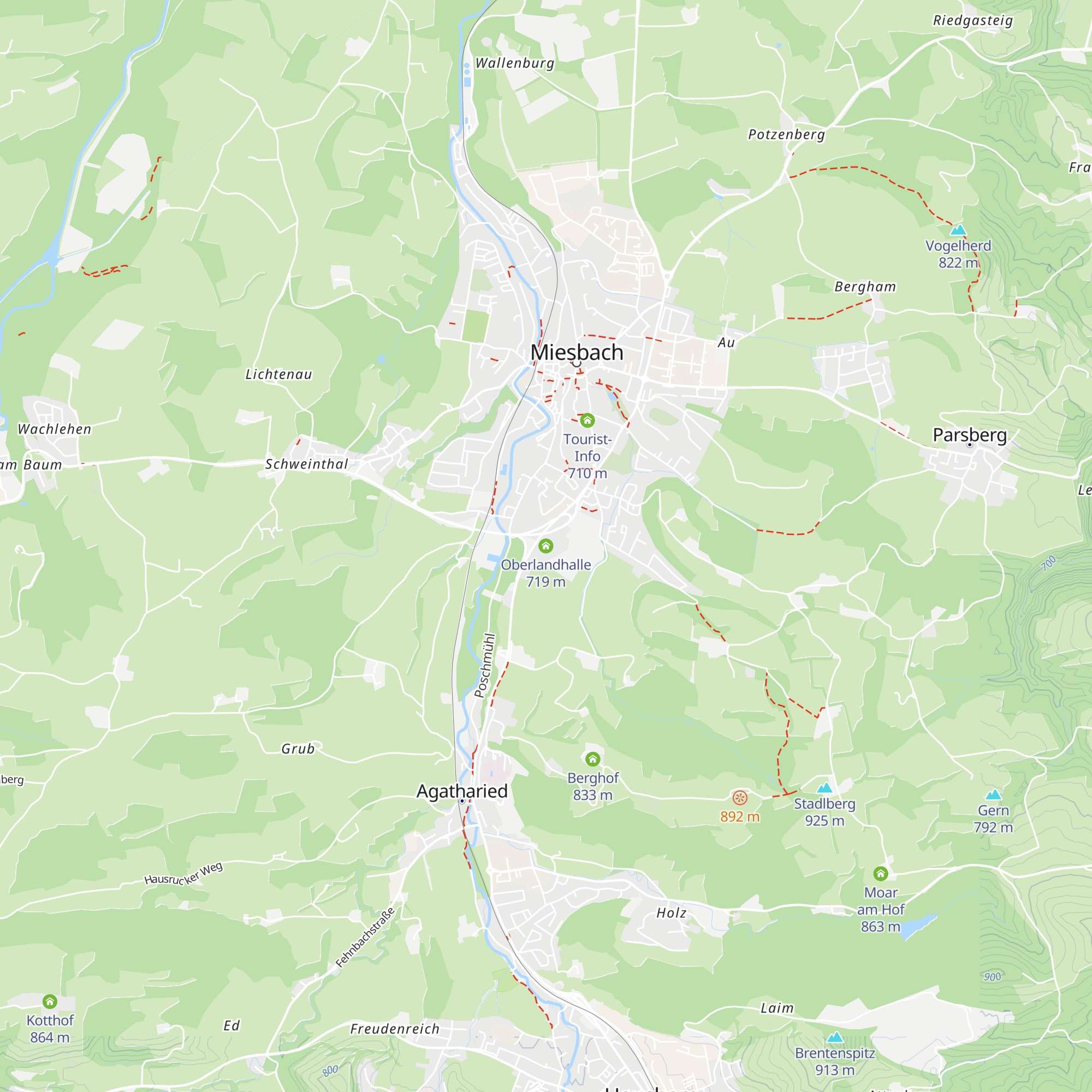 Oberlandhalle map