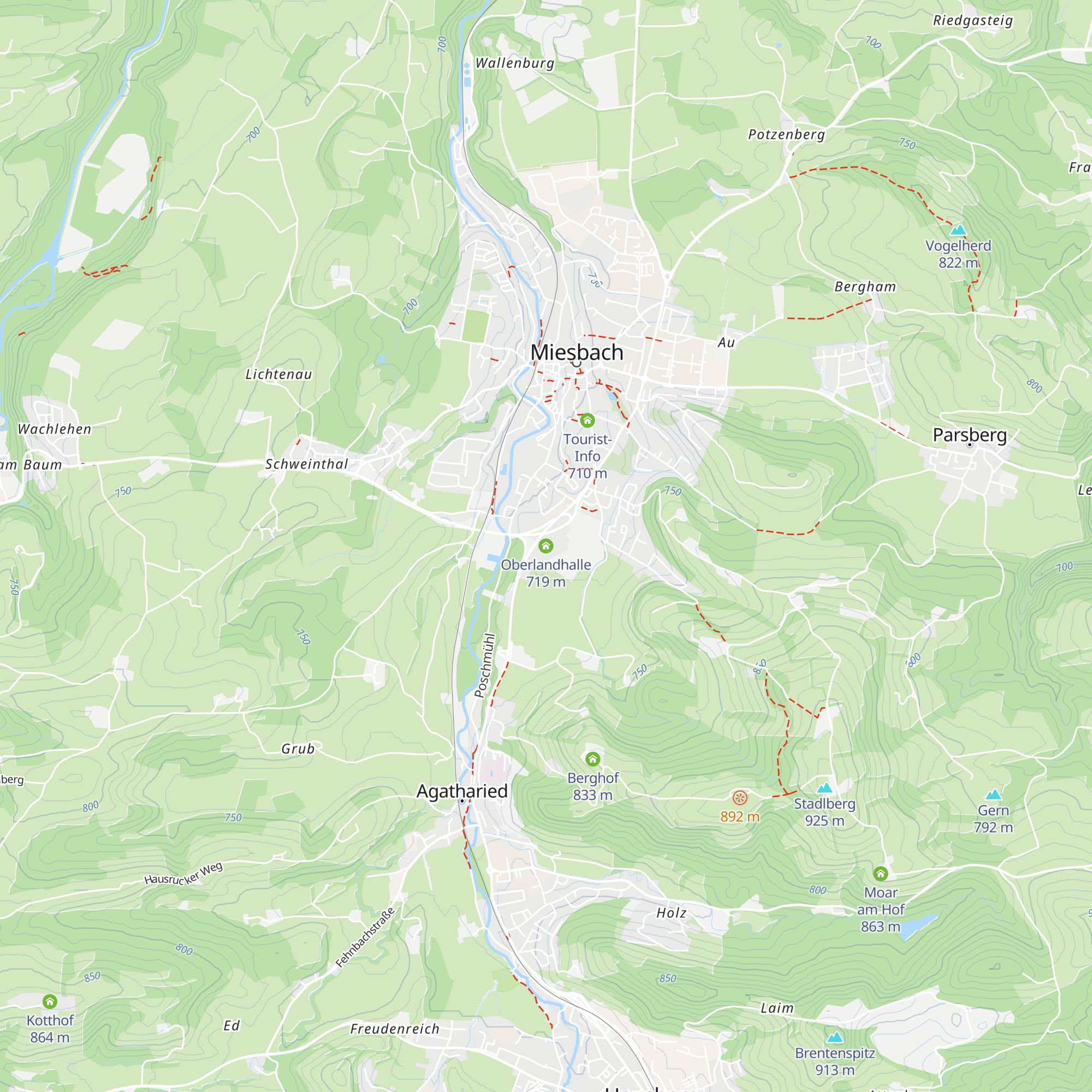 Oberlandhalle map