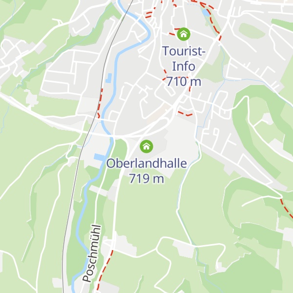 Map of Oberlandhalle