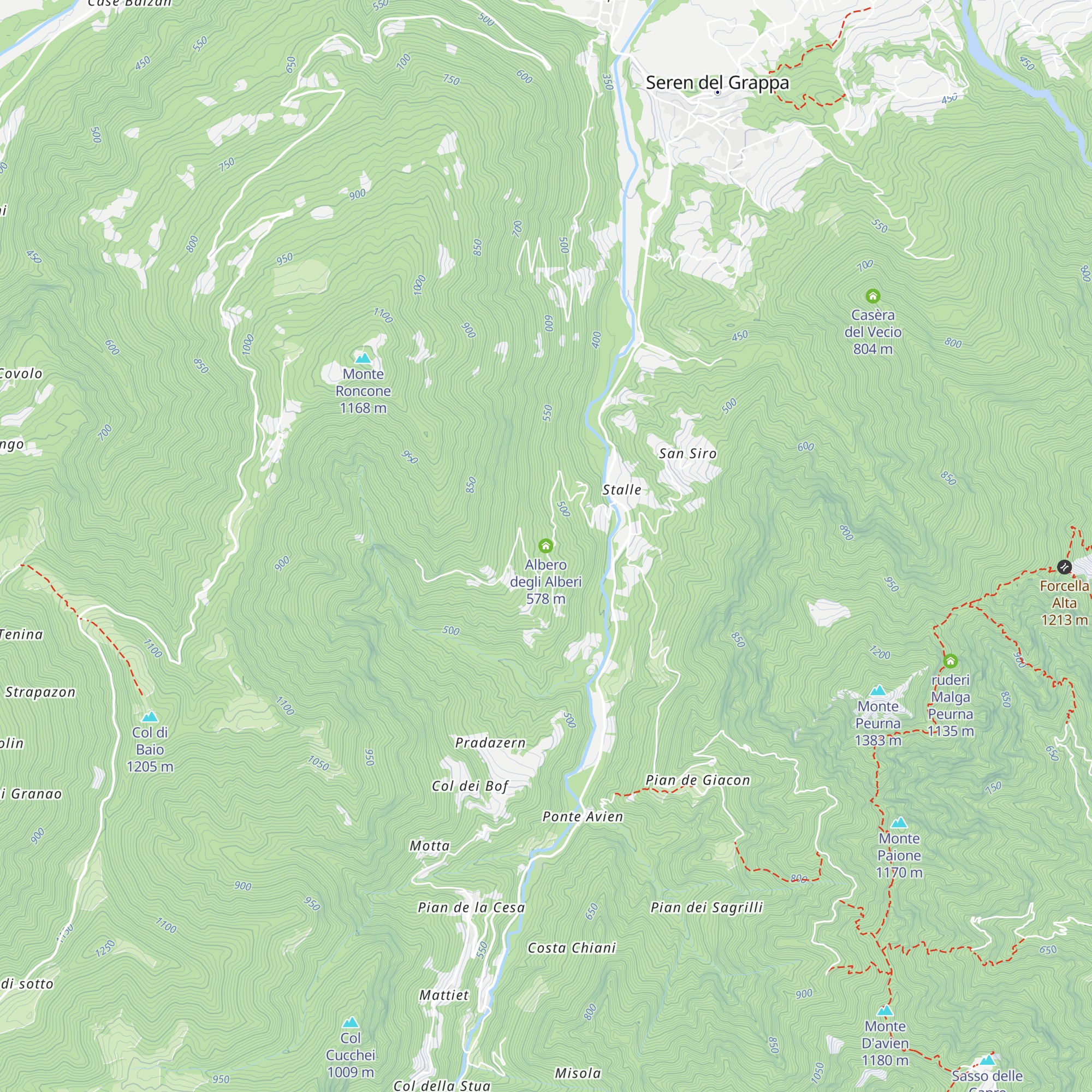 Albero degli Alberi map