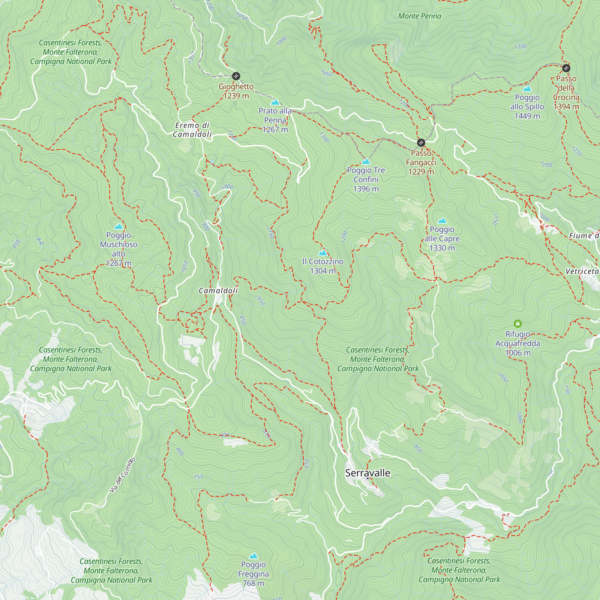 Rifugio Cotozzo map
