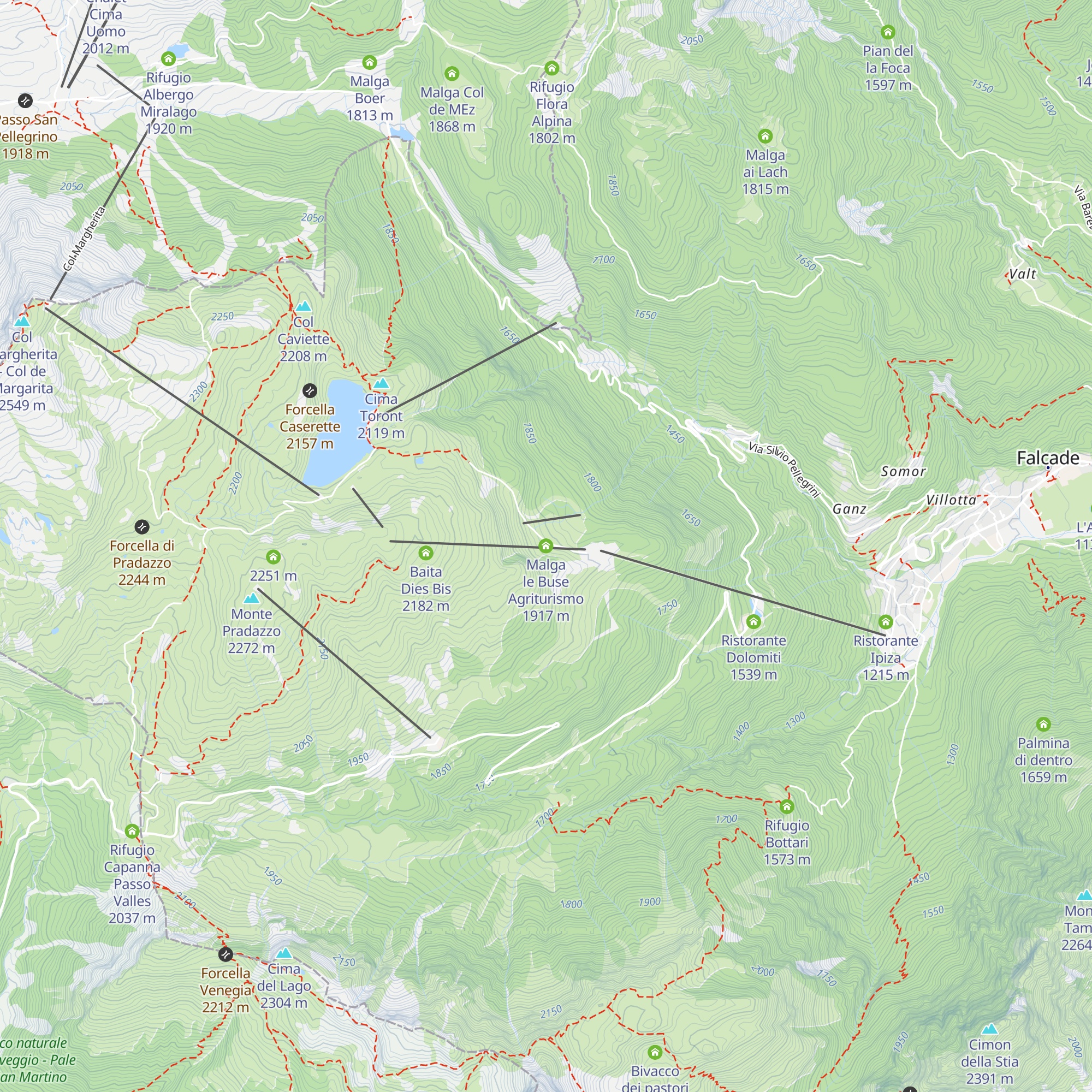 Malga le Buse Agriturismo map
