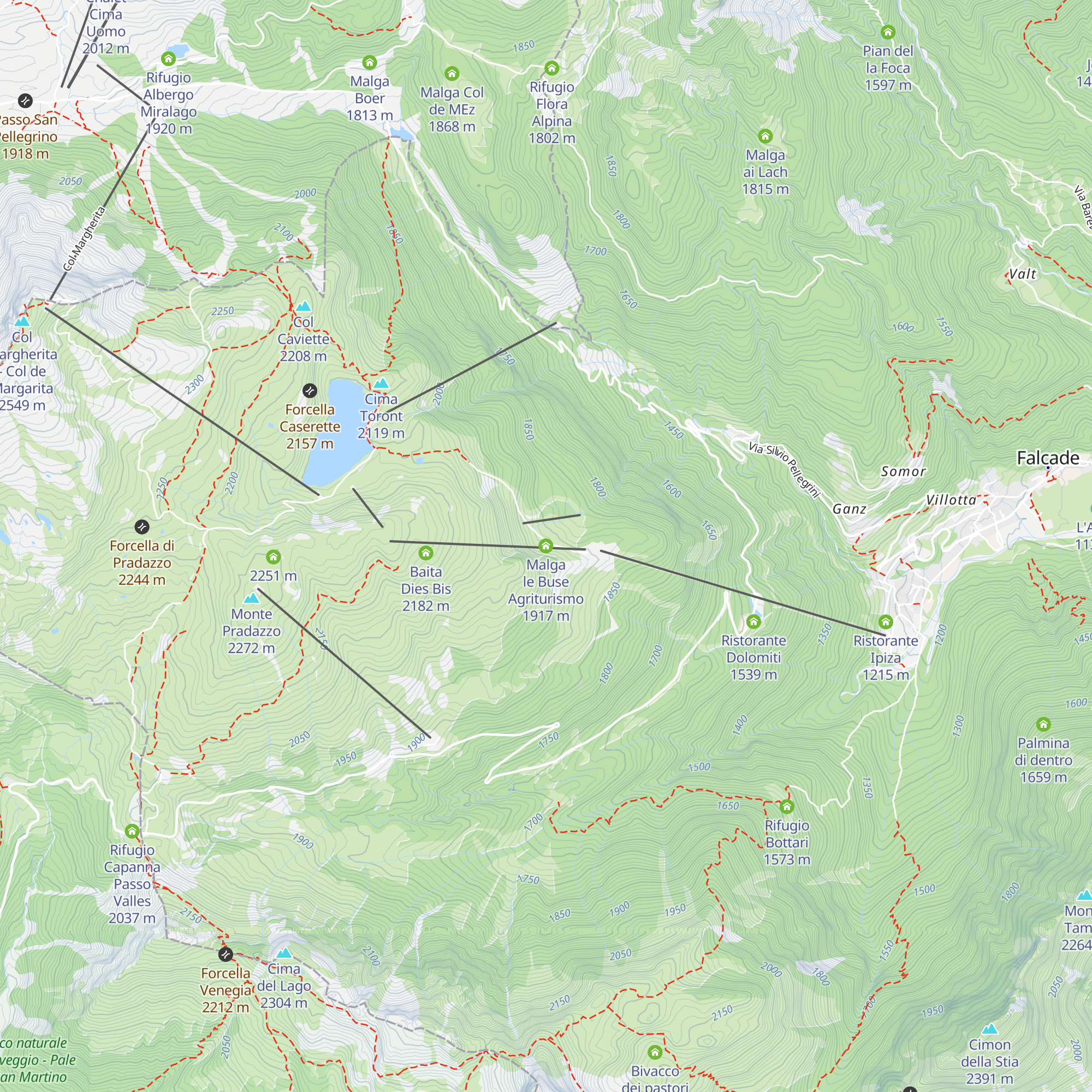 Malga le Buse Agriturismo map