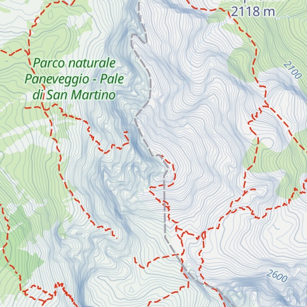 Map of Monte Mulaz