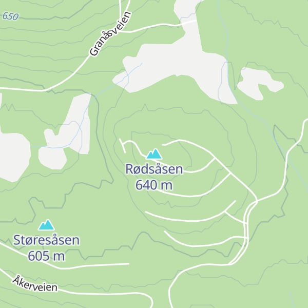 Map of Rødsåsen