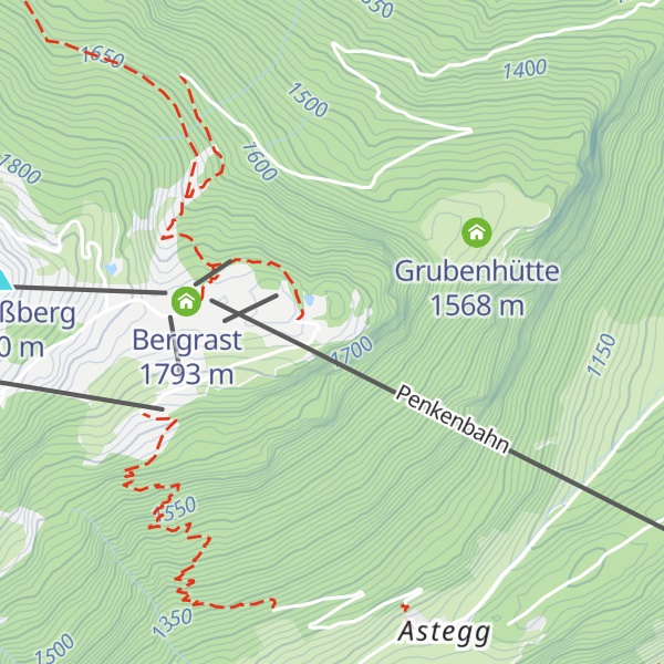 Map of Gschößwandhaus
