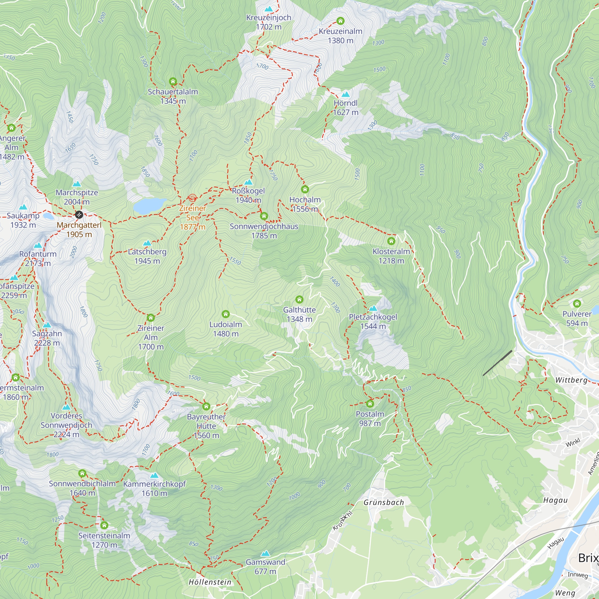 Galthütte map