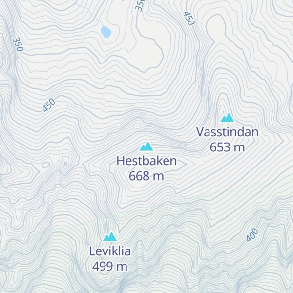 Map of Hestbaken