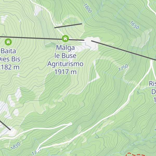 Map of Rifugio Caviazza