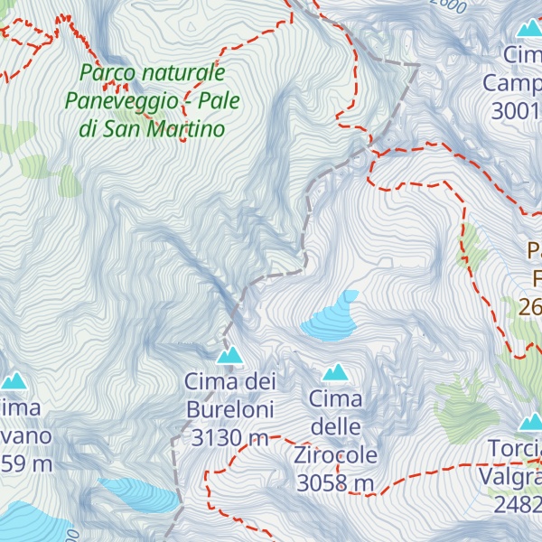 Map of Cima di Val Grande