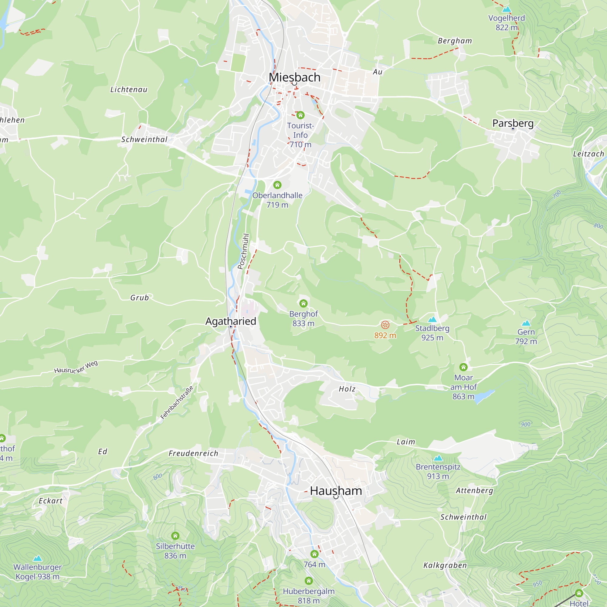 Berghof map