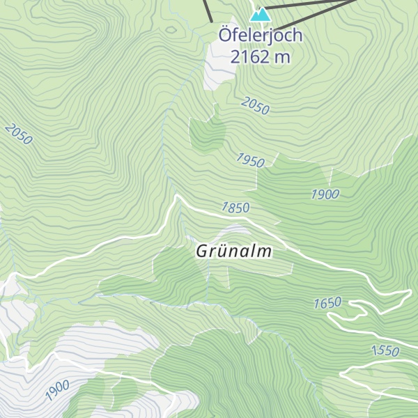 Map of Hirschbichlalm