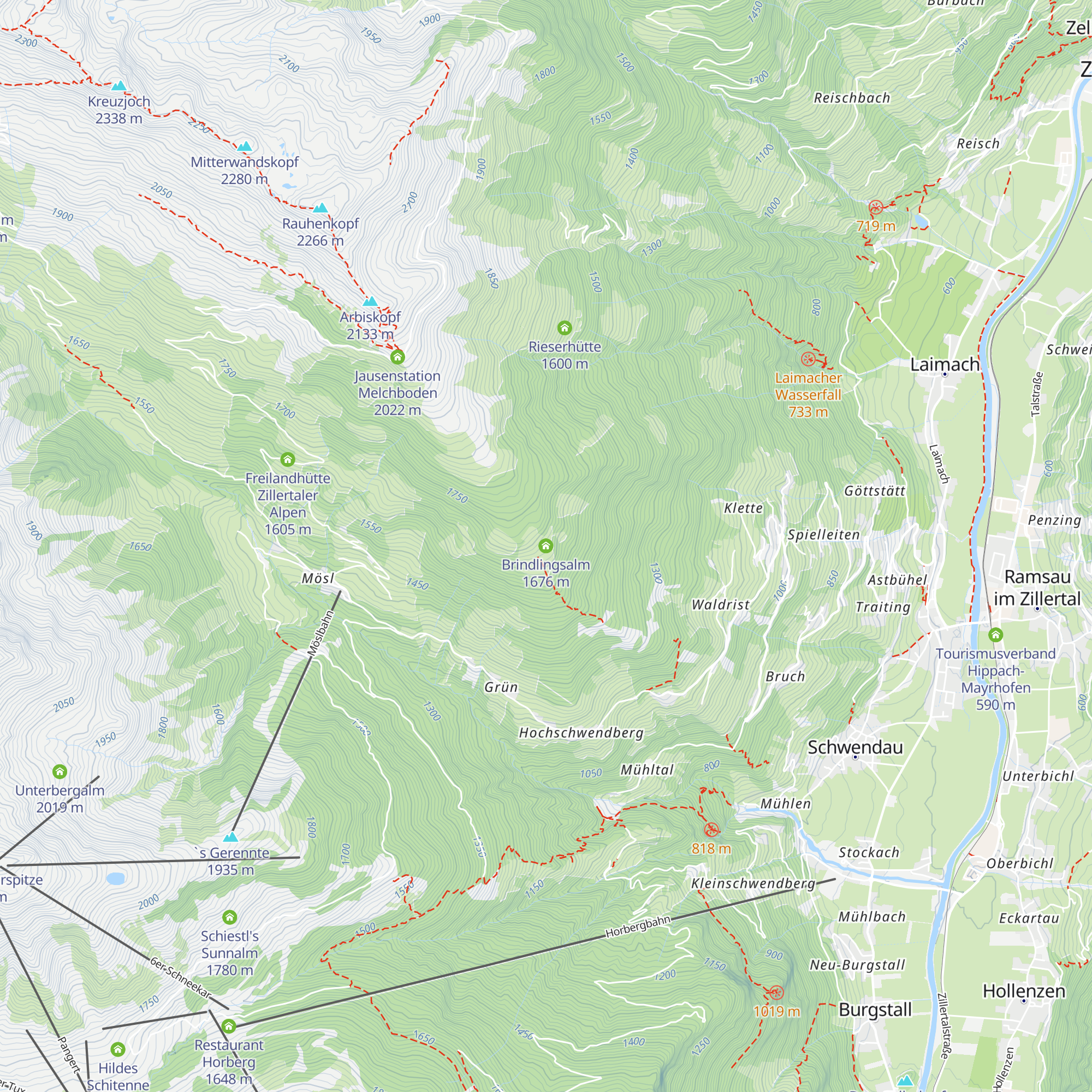 Brindlingsalm map