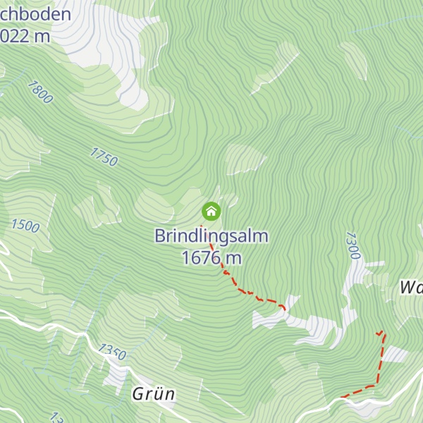 Map of Brindlingsalm