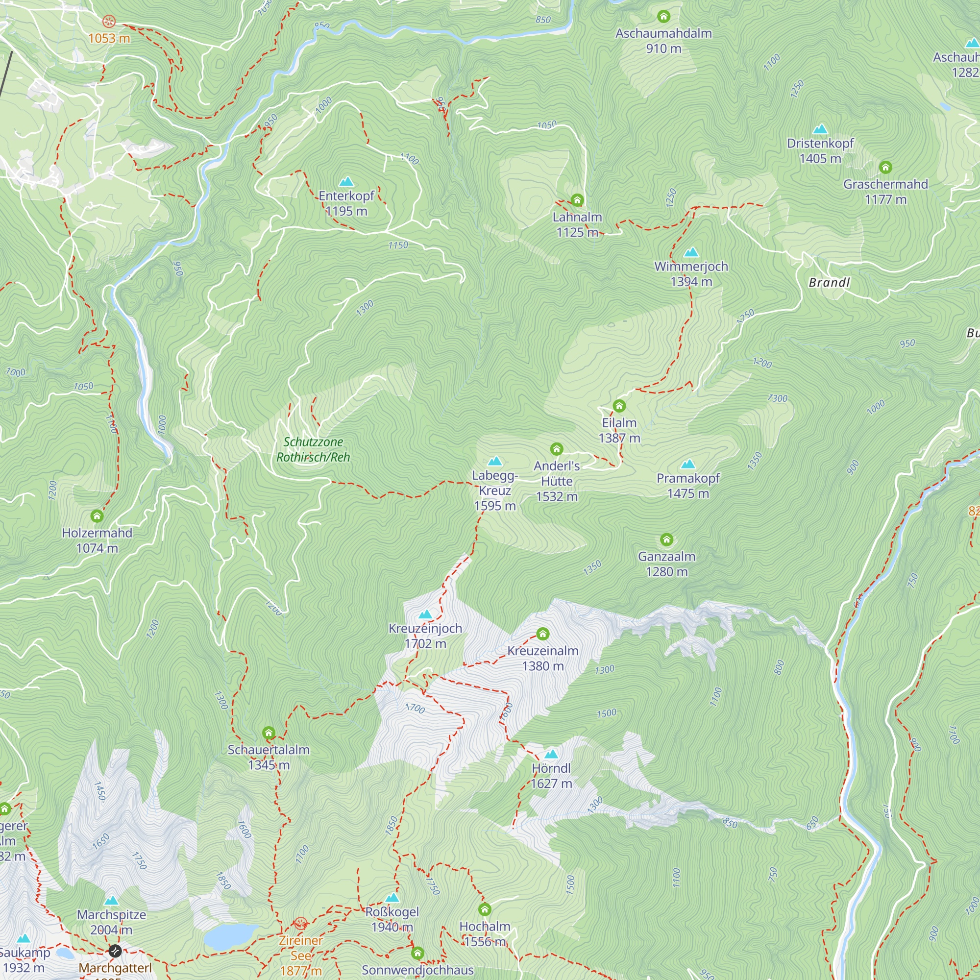 Labegg Alm map
