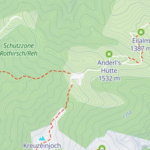 Map of Labegg Alm