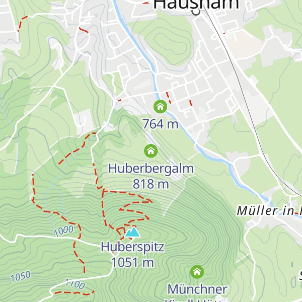 Map of Huberbergalm