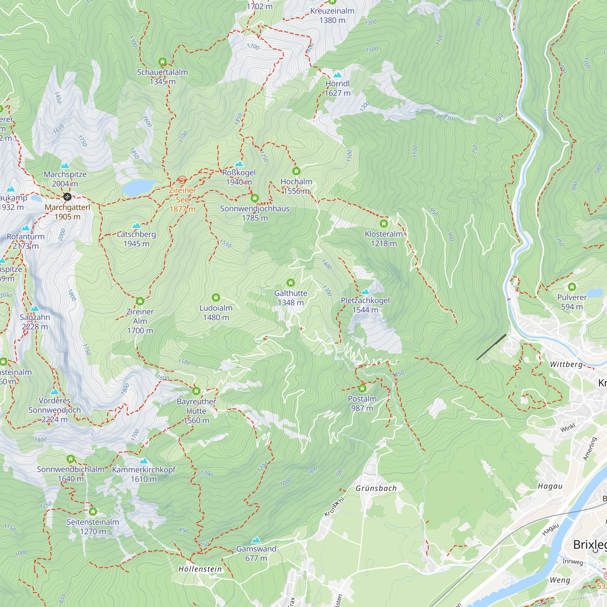 Bergwachthütte map
