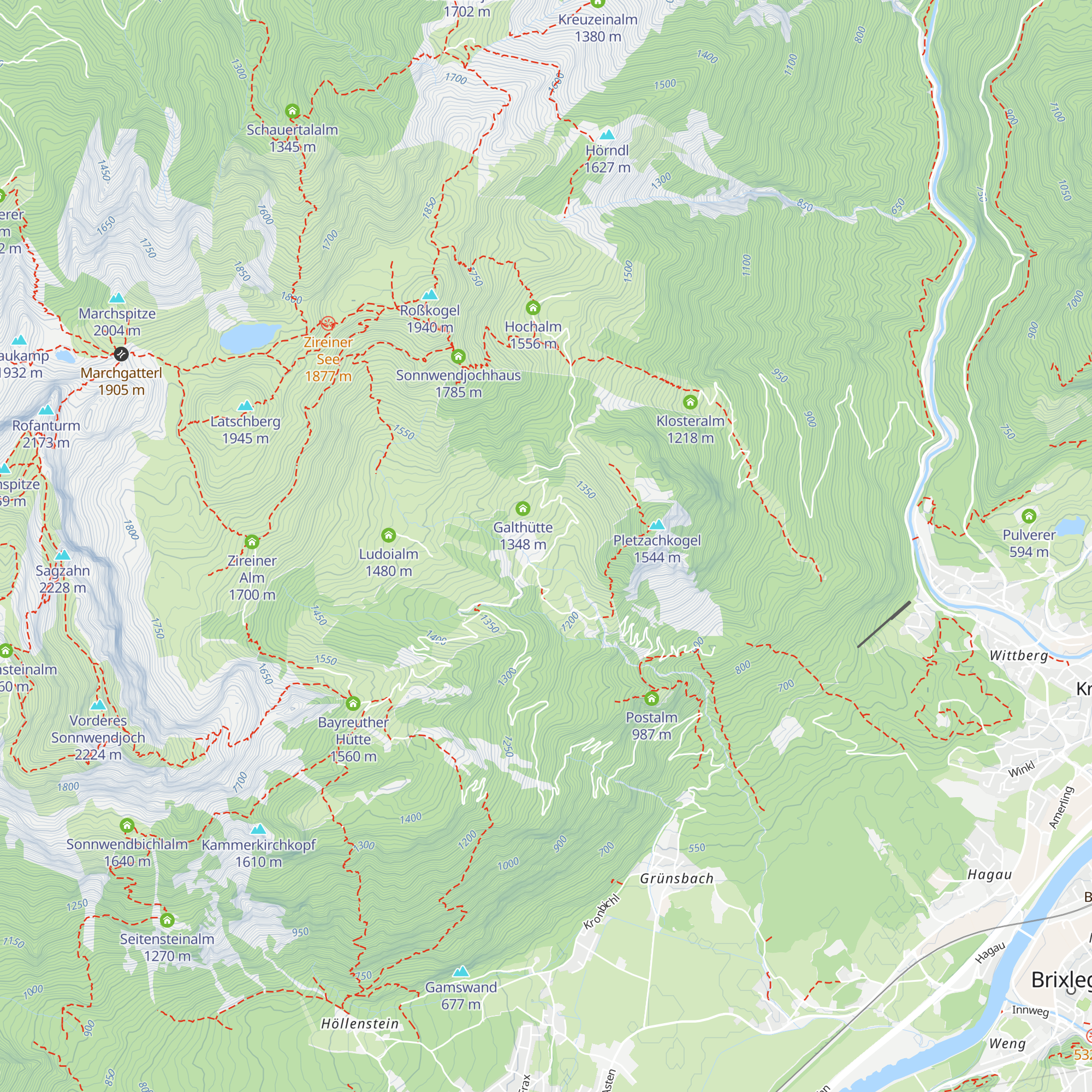 Bergwachthütte map