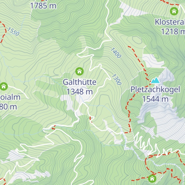 Map of Bergwachthütte