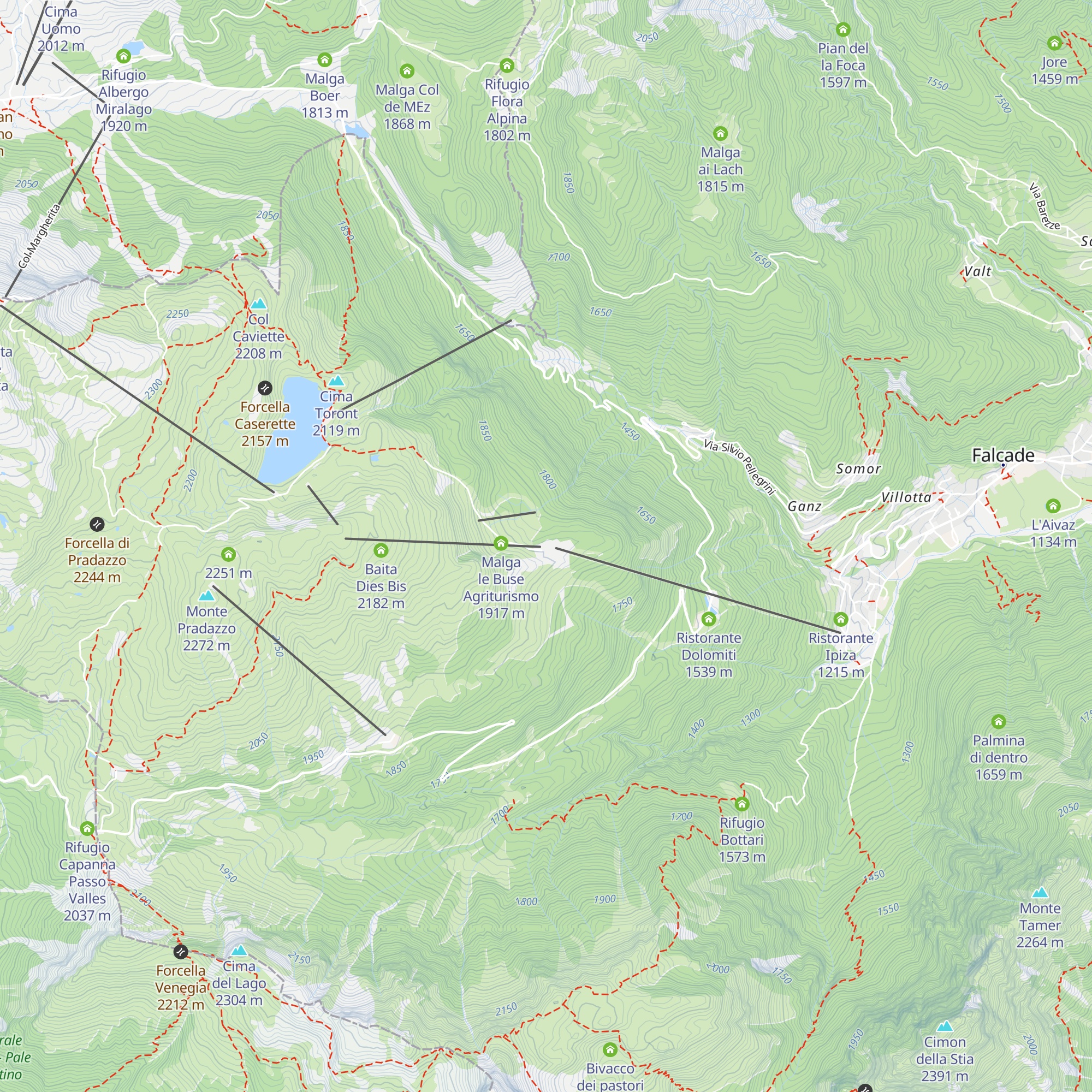 Le Buse map