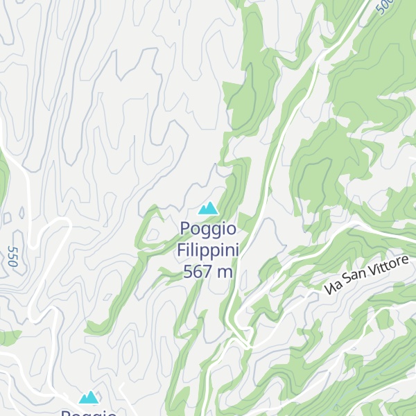 Map of Poggio Filippini