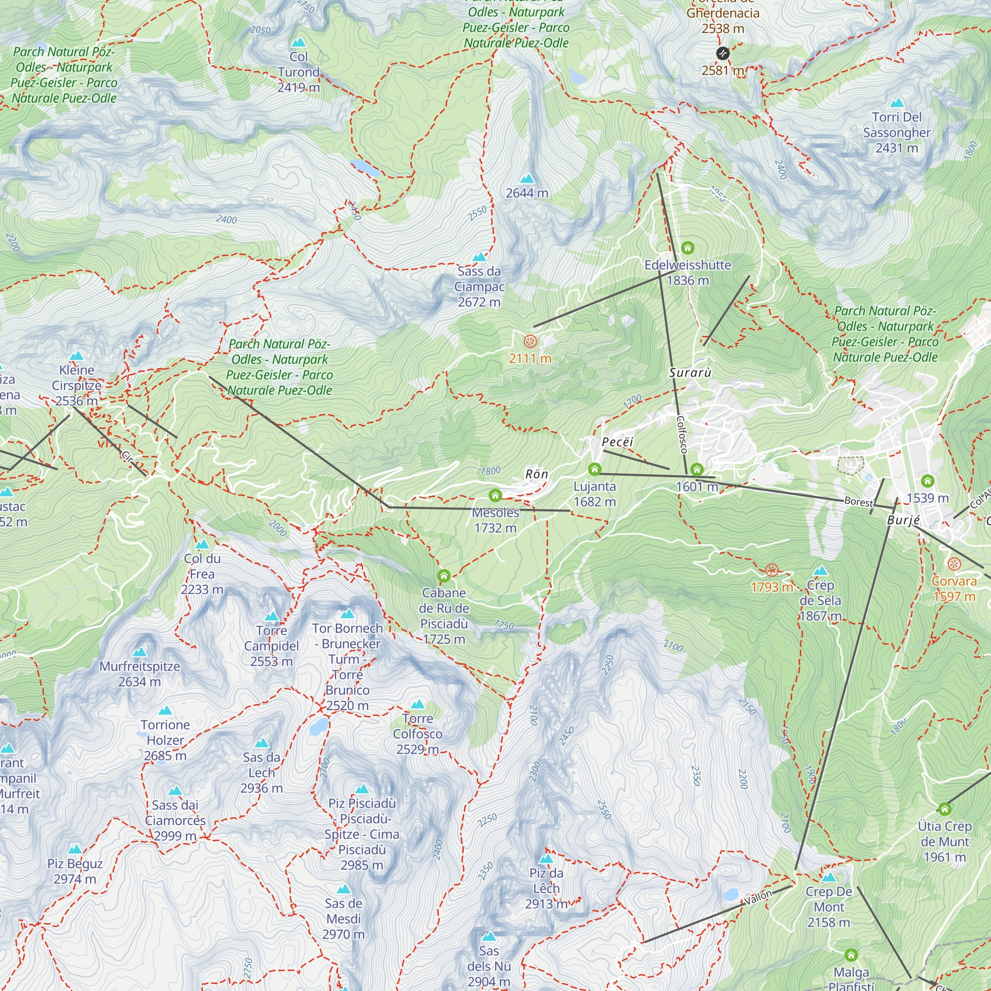 Mesoles map
