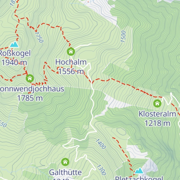 Map of Schiclubhütte