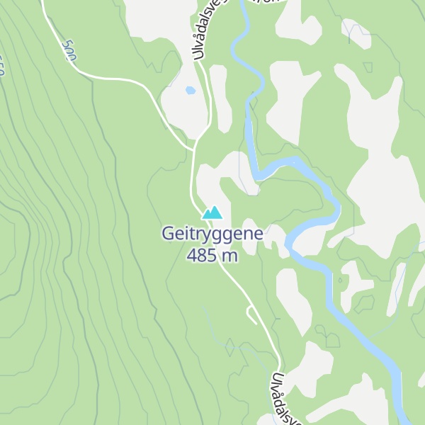 Map of Geitryggene
