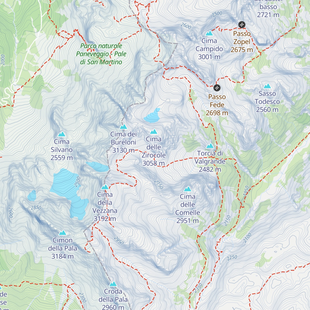 Bivacco Giorgio Brunner map