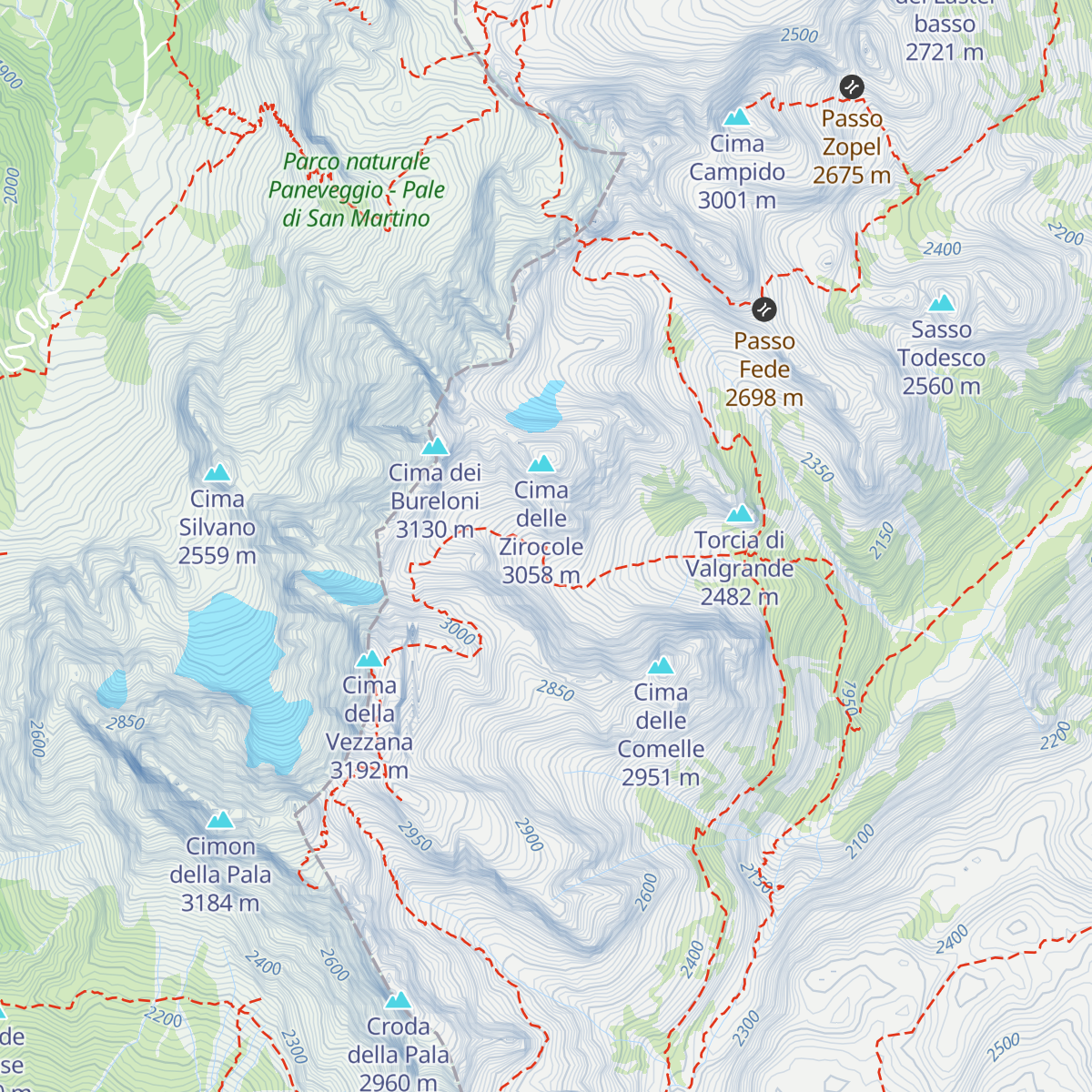 Bivacco Giorgio Brunner map
