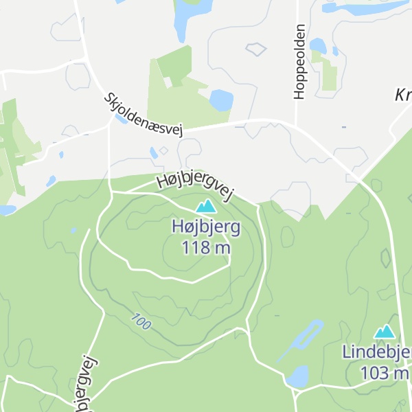 Map of Højbjerg