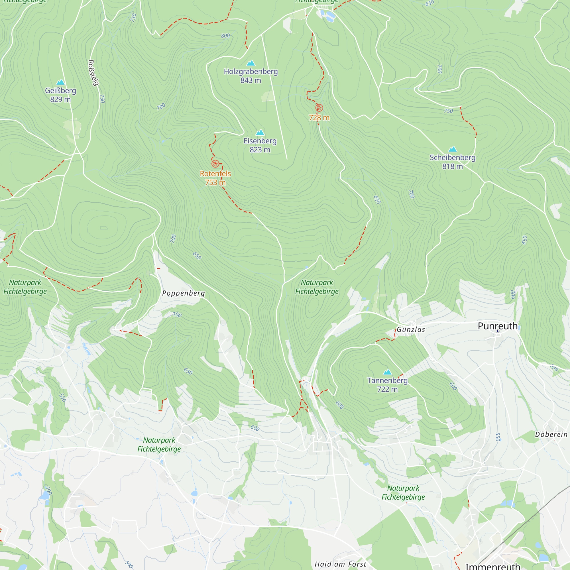 Flötztalhütte map