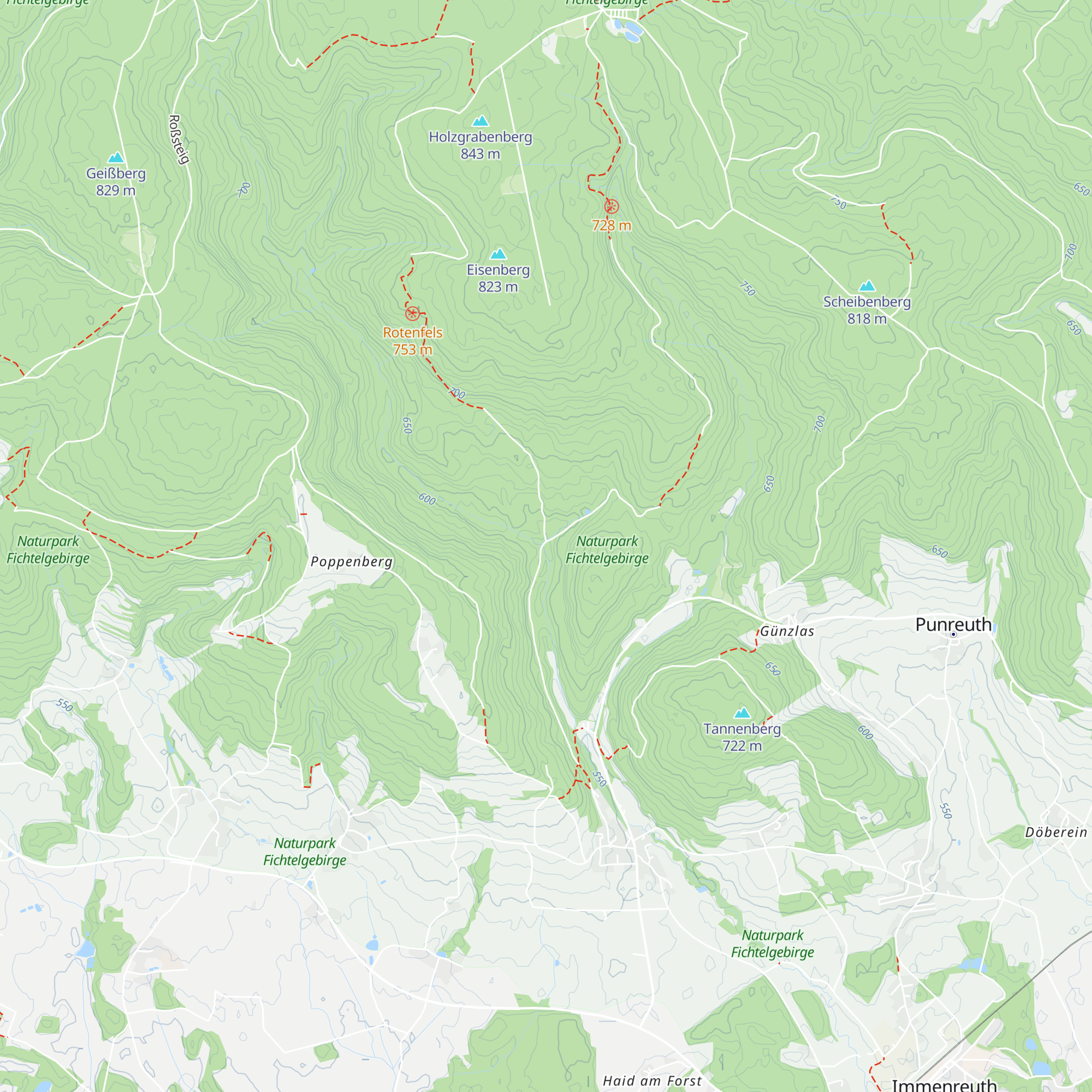 Flötztalhütte map