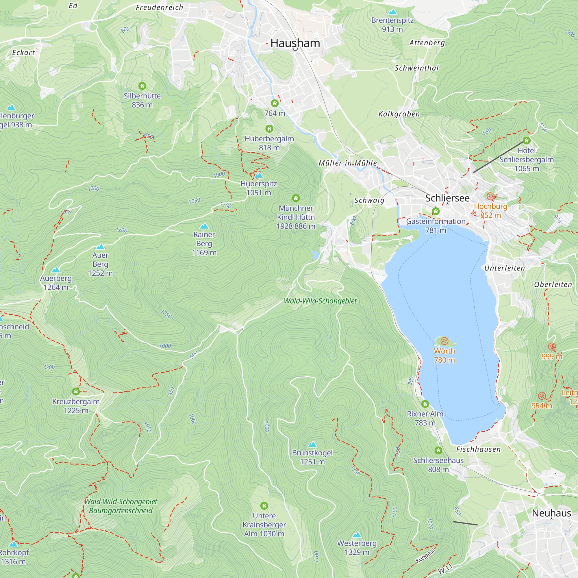 Gschwandbach-Alm map