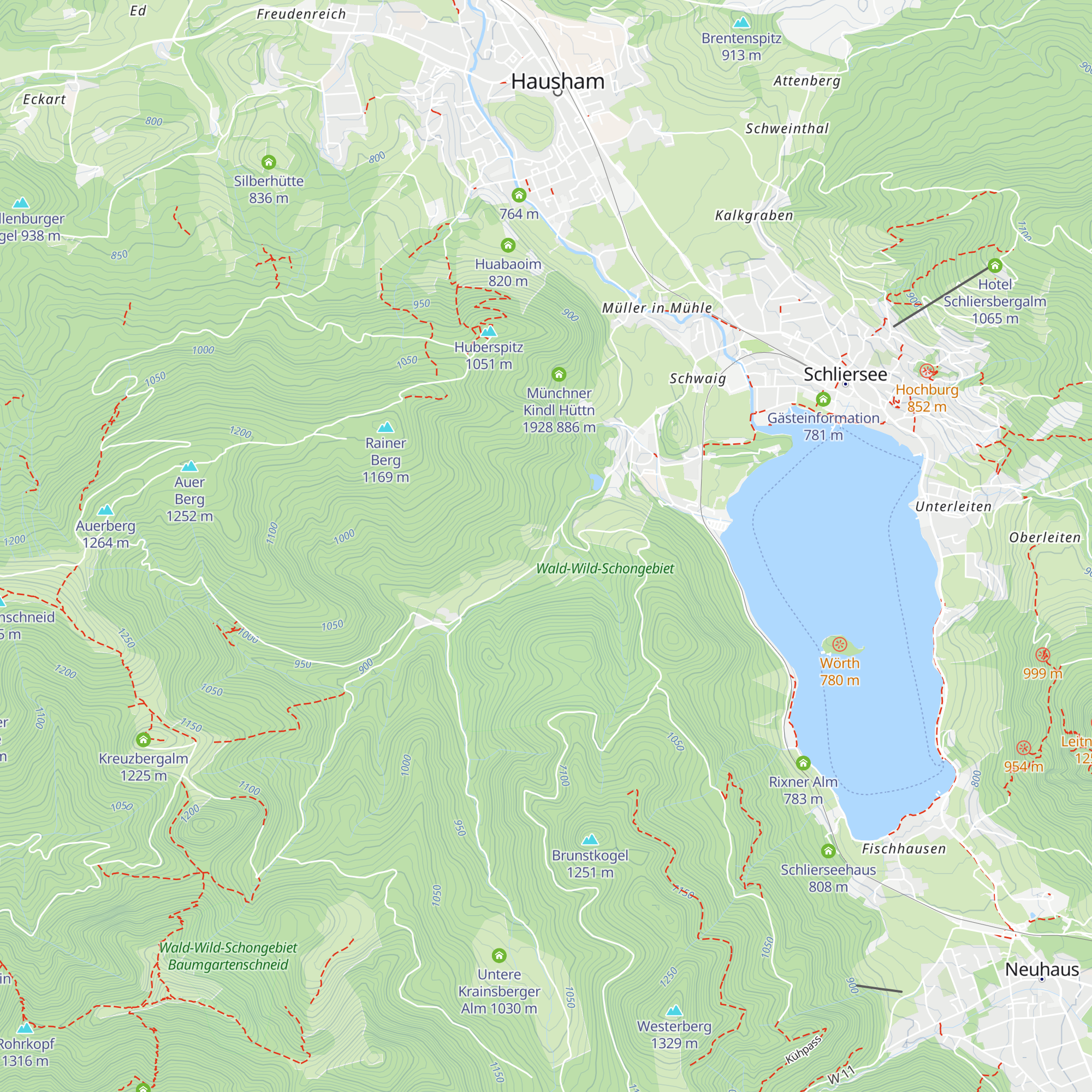 Gschwandbach-Alm map