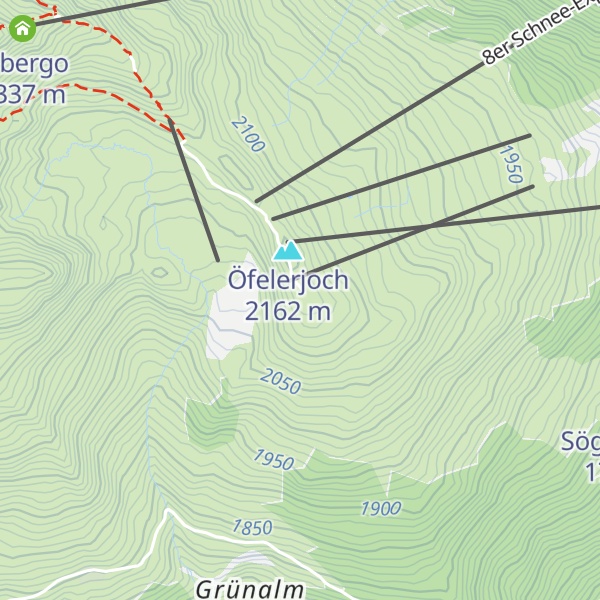 Map of Kristallhütte