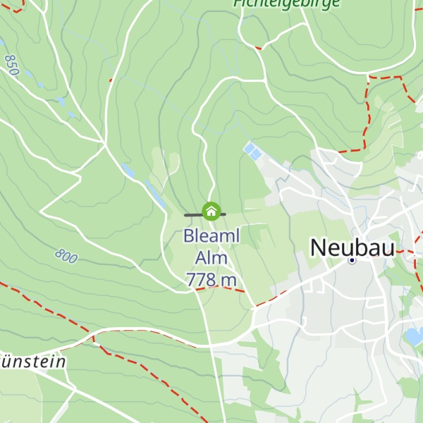 Map of Bleaml Alm