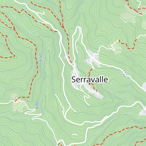 Map of Hospital de peregrinos di Serravalle