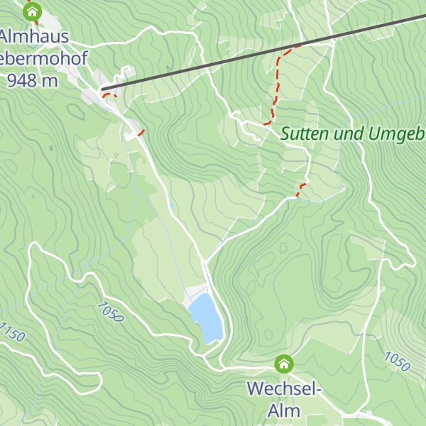 Map of Suttenhütte