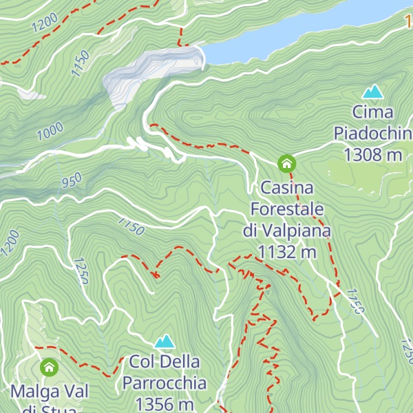 Map of Casina Forestale Pian Signor